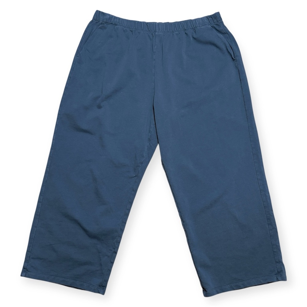 Patagonia Wm’s Regenerative Organic Cotton Essential Wide Leg Crop Pants Sz XL